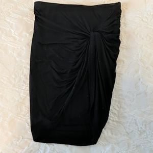 4/$20 Forever21 Black Twisted Pencil Skirt